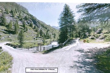 foto di un sentiero in montagna