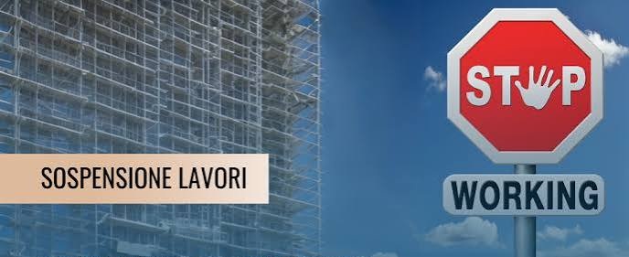 SOSPENSIONE CANTIERI